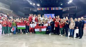 Magyar-csapat-Eb-2025-300x167 Négy Eb éremmel tértek haza Litvániából a KHSE karatékái