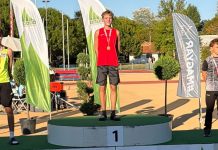 Az U15-ös bajnoki dobogó csúcsán a DSI atlétája